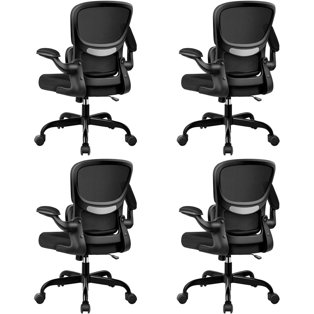 Home Or Office Use - Ergonomic Breathable Mesh Desk Chair with