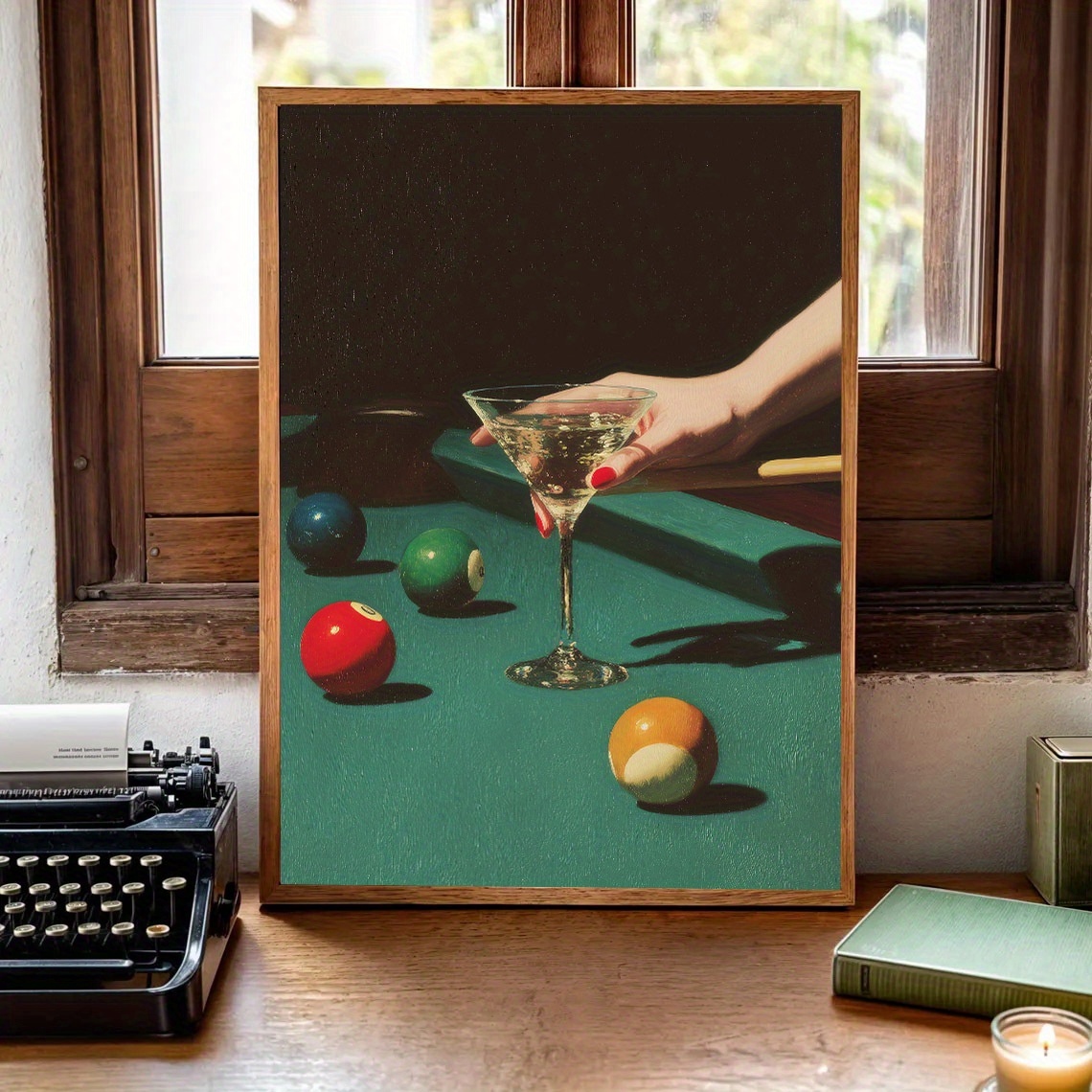 1pc Vintage Billiards Cocktail - Home Office Furniture ulasan dan harga