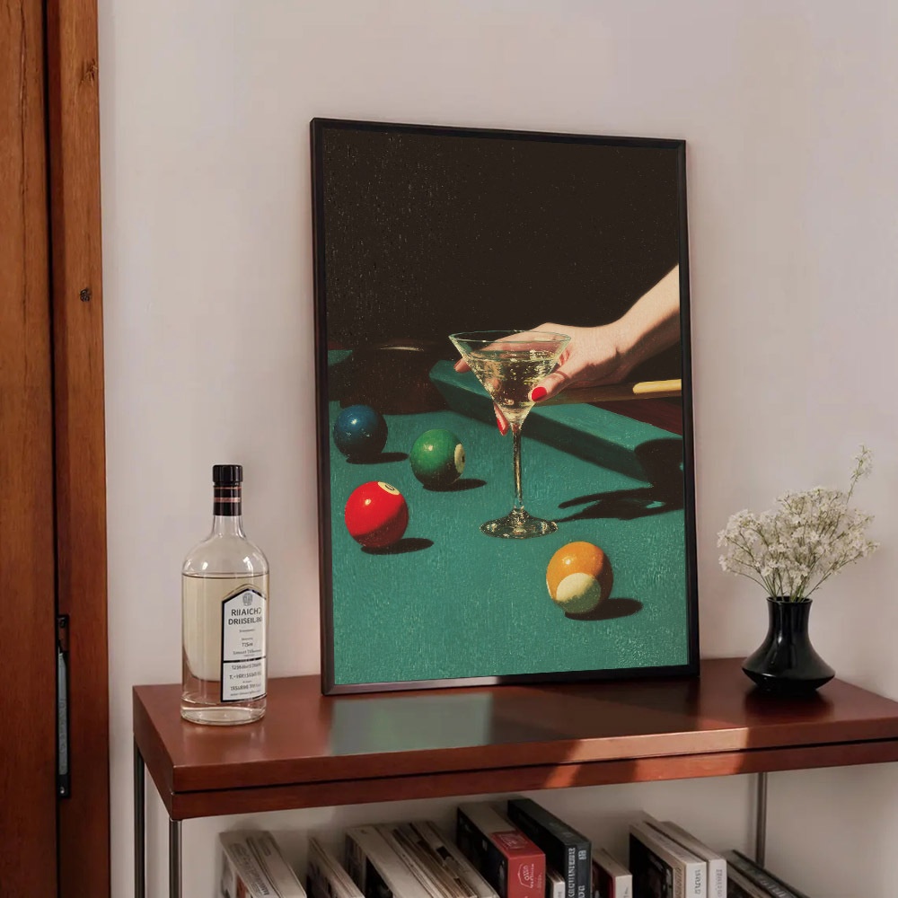 1pc Vintage Billiards Cocktail - Home Office Furniture ulasan dan harga