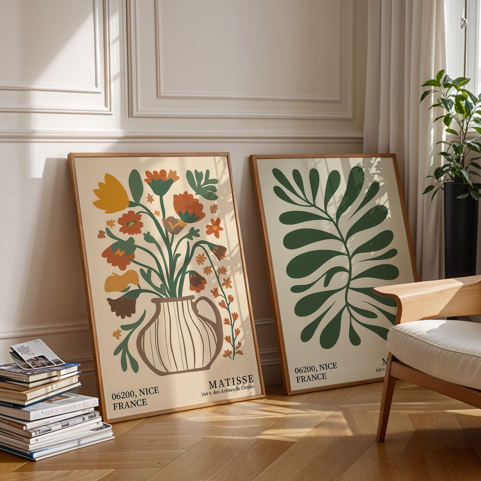2pcs Green Bohemian Floral Can - Home Office Furniture ulasan dan harga