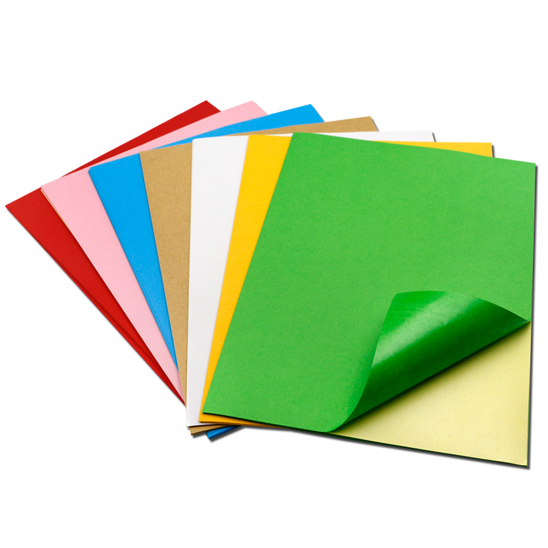 A4 Color Adhesive Paper 50 PCS - Label Maker Machine ulasan dan harga