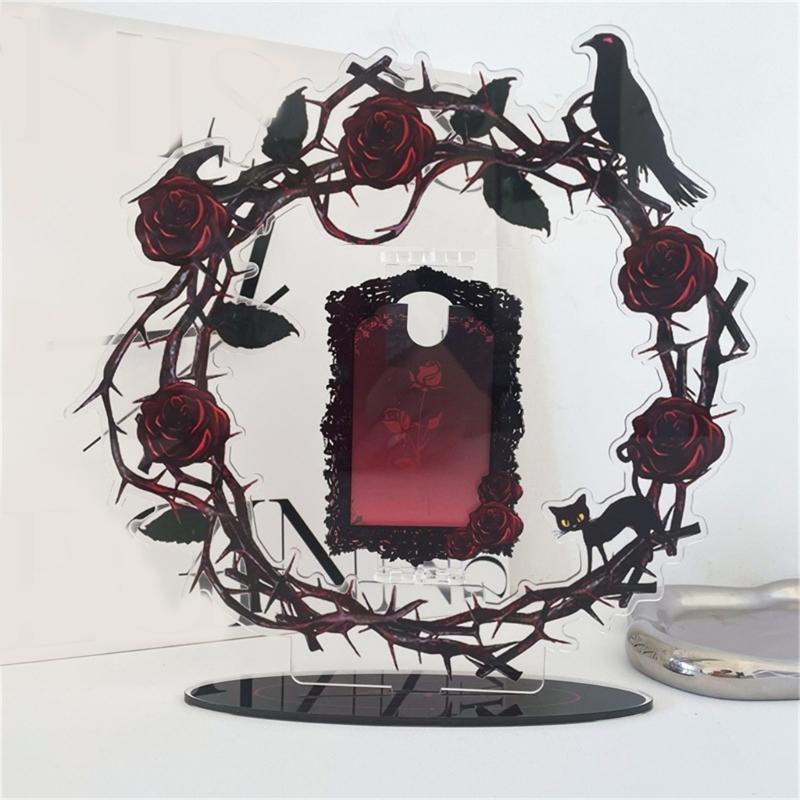 P9FE Rose Rotating Photo Frame - Home Or Office Use ulasan dan harga