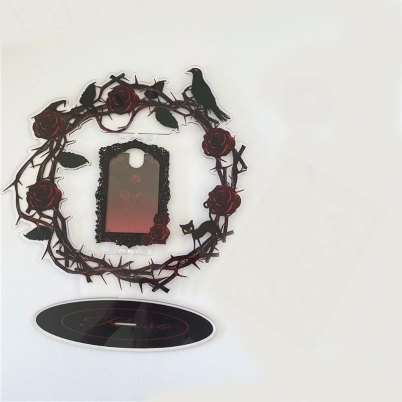 P9FE Rose Rotating Photo Frame - Home Or Office Use ulasan dan harga
