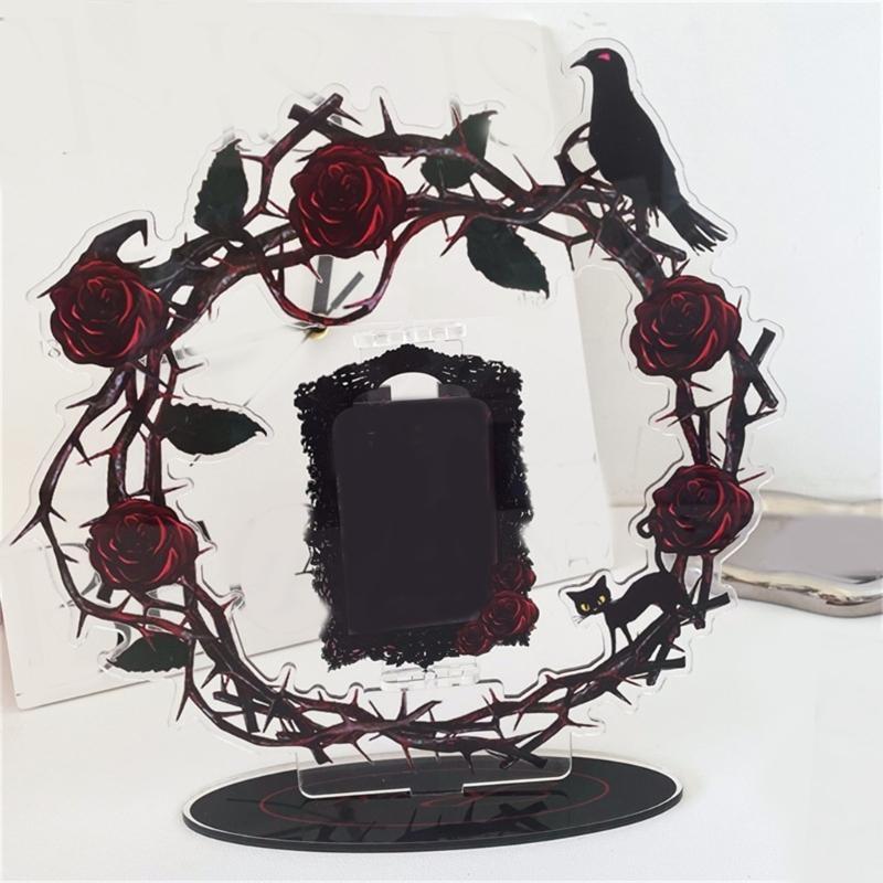 P9FE Rose Rotating Photo Frame - Home Or Office Use ulasan dan harga