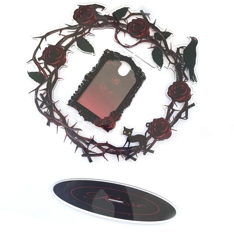 P9FE Rose Rotating Photo Frame - Home Or Office Use ulasan dan harga
