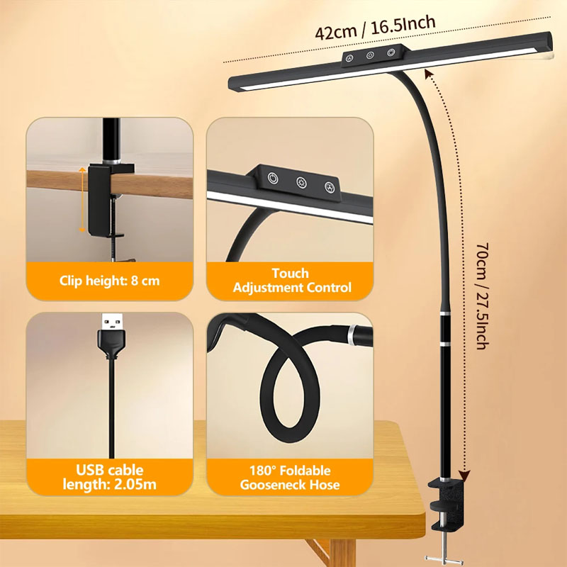 USB-Powered Clip Light LED Des - Desk Lamp Led ulasan dan harga
