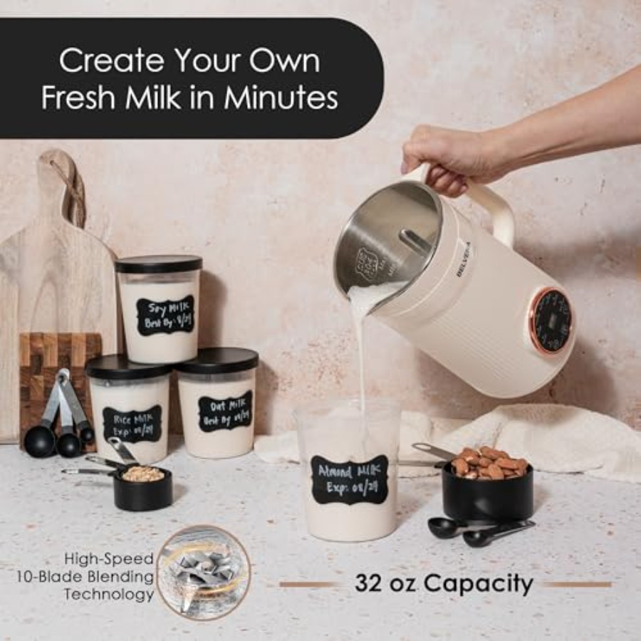 All-In-One Bundle Nut Milk Mak - Label Maker Machine ulasan dan harga