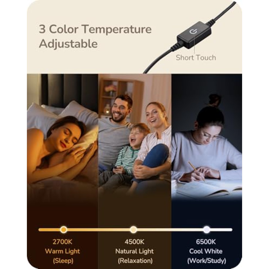 Upgraded LED Table Lamp, Stepl - Desk Lamp Led ulasan dan harga