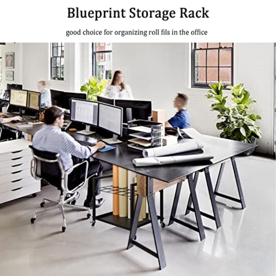 Blueprint Storage Rack Bluepri - Rolling File Cart ulasan dan harga