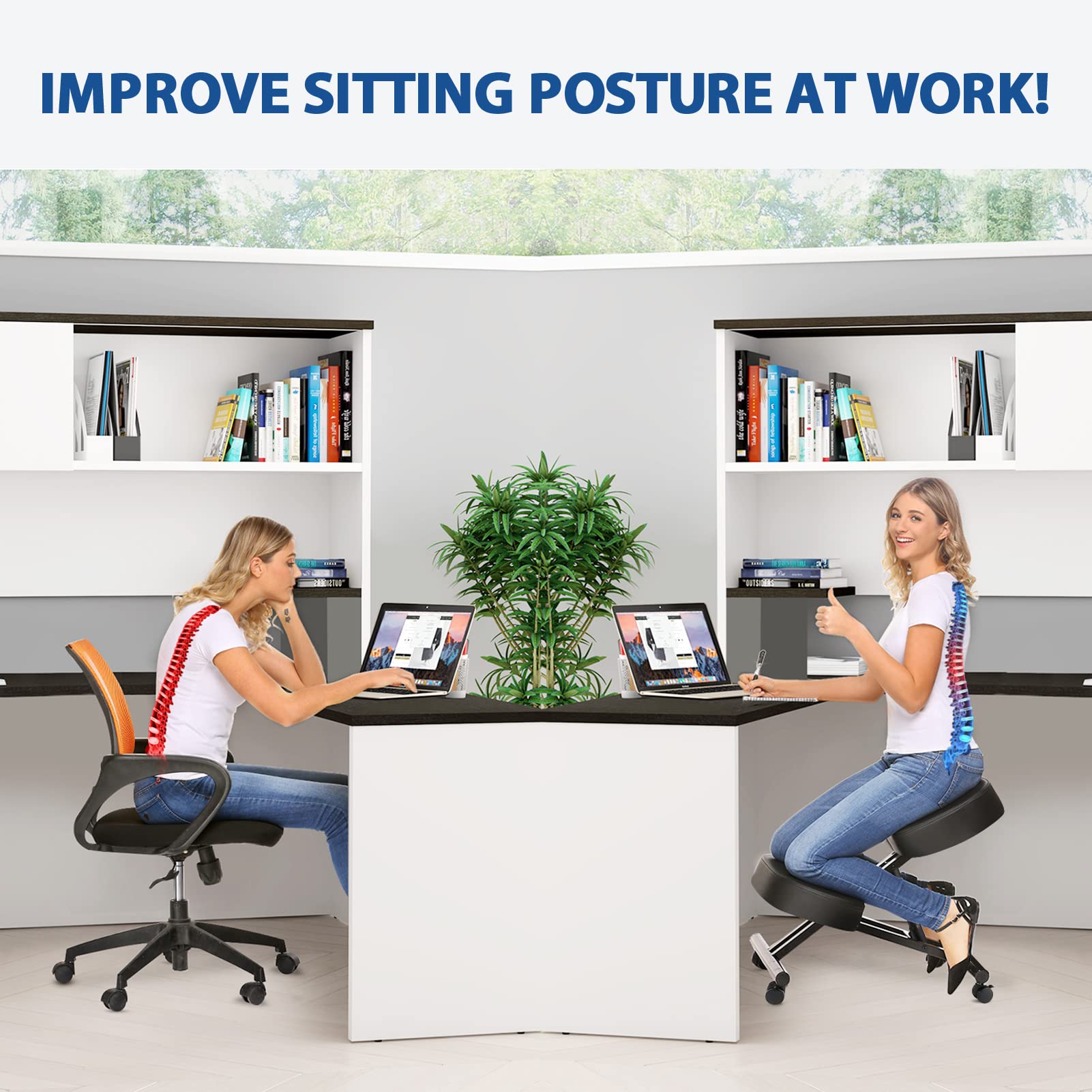 Kneeling Chair Ergonomic for O - Home Office Furniture ulasan dan harga