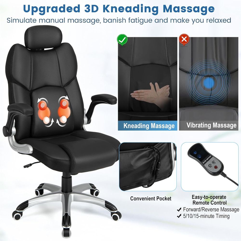 Ergonomic Massage Office Chair - Home Or Office Use ulasan dan harga