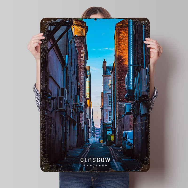 Glasgow Printed Poster Customi - Home Office In Glasgow ulasan dan harga