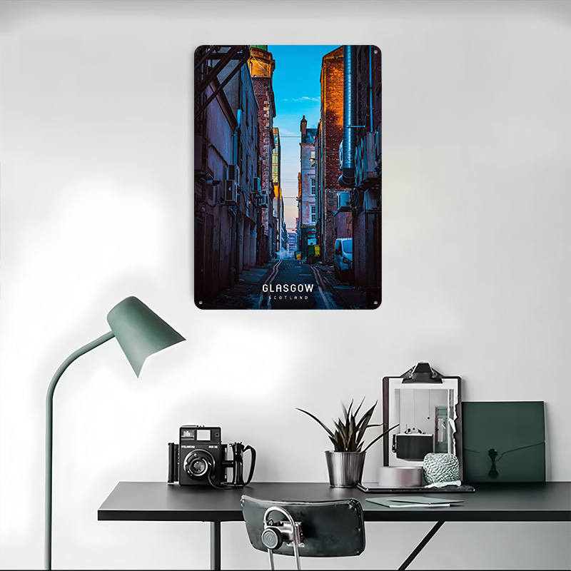 Glasgow Printed Poster Customi - Home Office In Glasgow ulasan dan harga