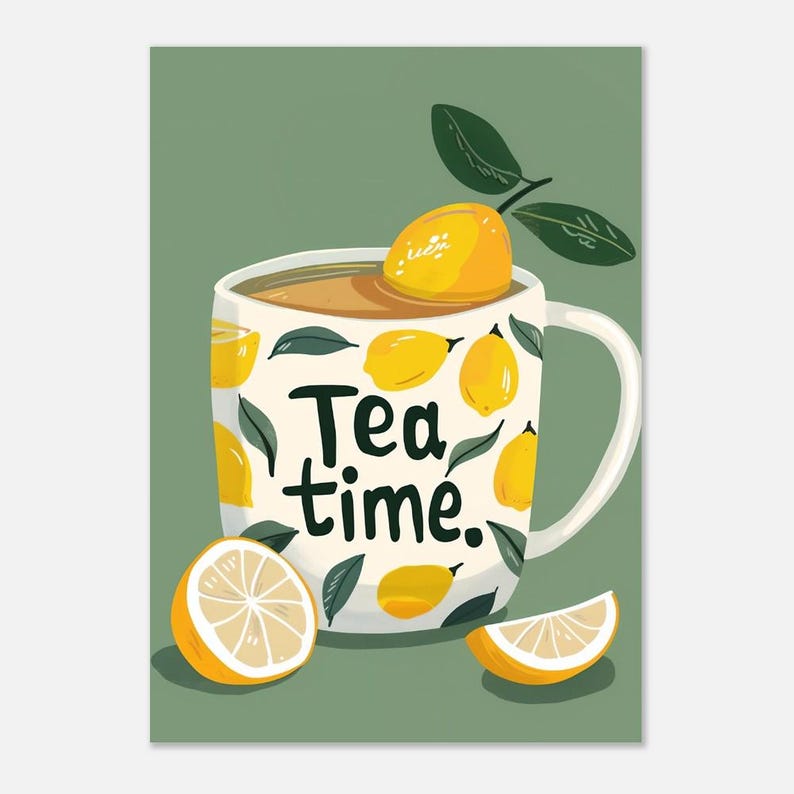 Modern Lemon Tea Time Aestheti - Home Office Furniture ulasan dan harga