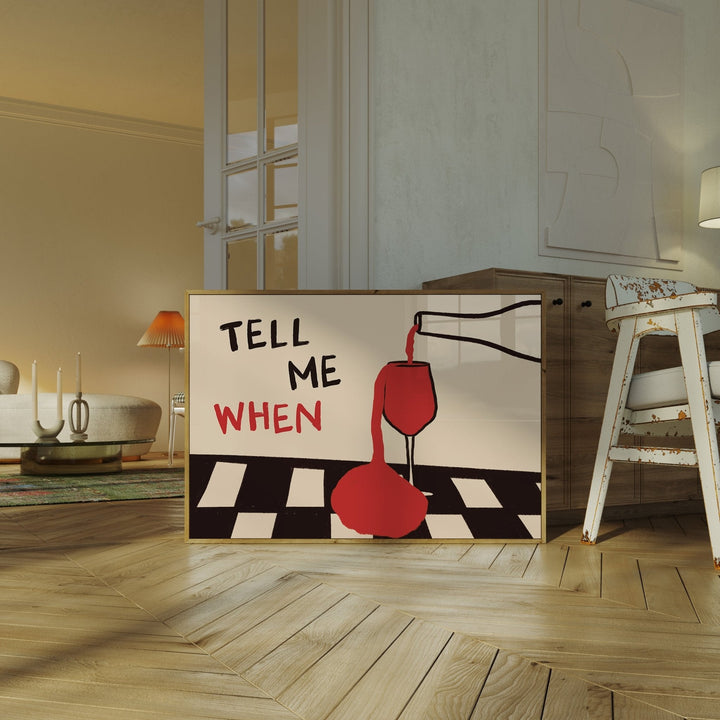 Vintage Tell Me When Drink Can - Home Office Furniture ulasan dan harga
