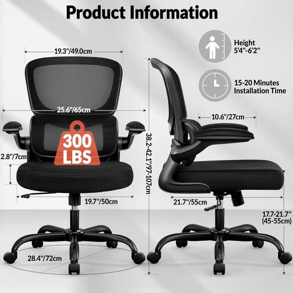Ergonomic Breathable Mesh Desk - Home Or Office Use ulasan dan harga