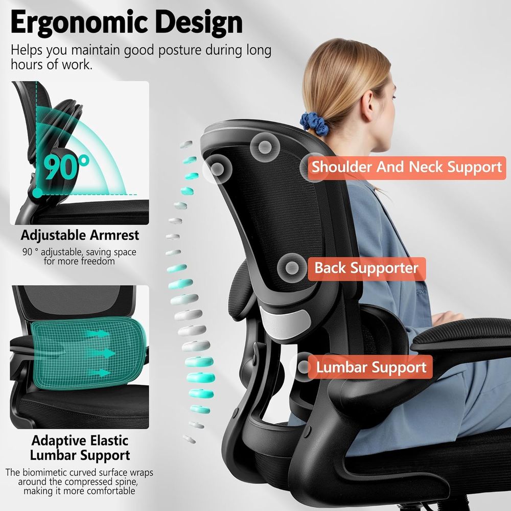 Ergonomic Breathable Mesh Desk - Home Or Office Use ulasan dan harga
