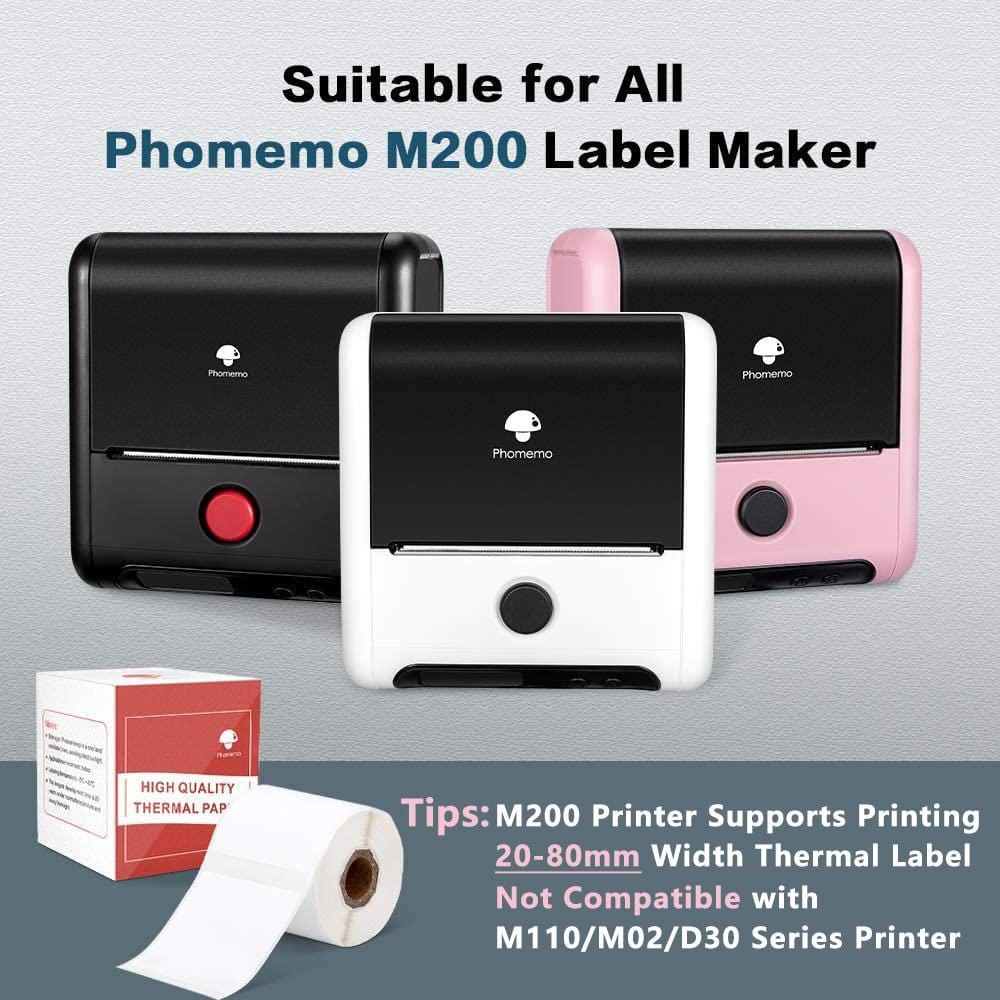 Phomemo 60/70mmx40/80mm White  - Label Maker Machine ulasan dan harga