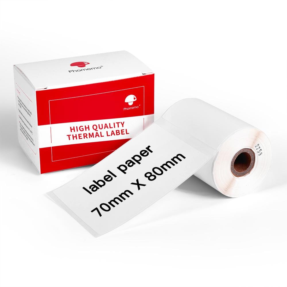 Phomemo 60/70mmx40/80mm White  - Label Maker Machine ulasan dan harga