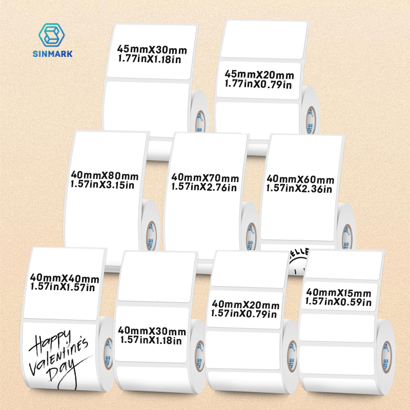 SINMARK 2 Rolls Thermal Label  - Label Maker Machine ulasan dan harga