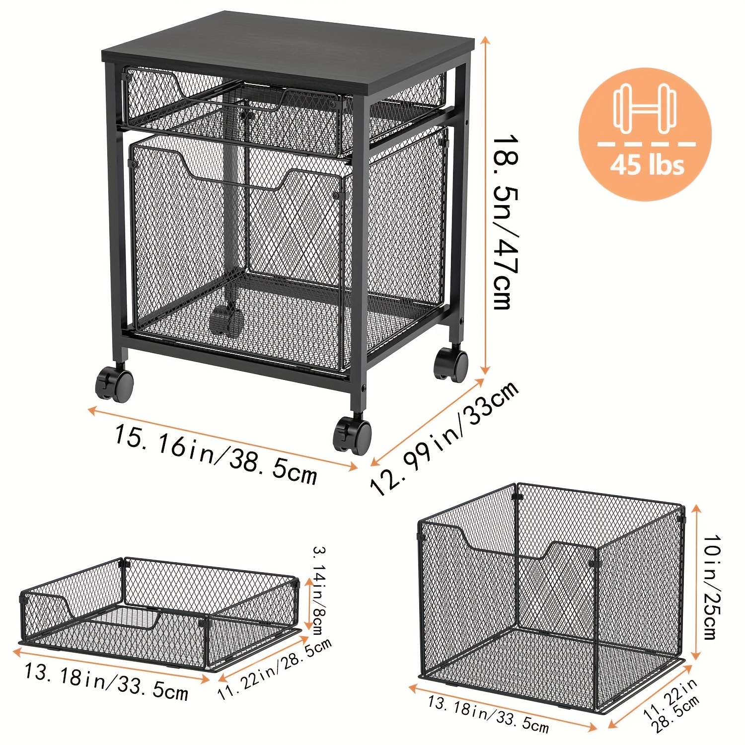 Rolling file cabinet cart, pri - Rolling File Cart ulasan dan harga