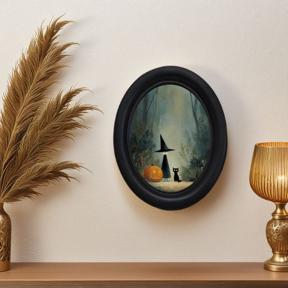 A 3D Vintage Halloween Witch a - Home Office Furniture ulasan dan harga