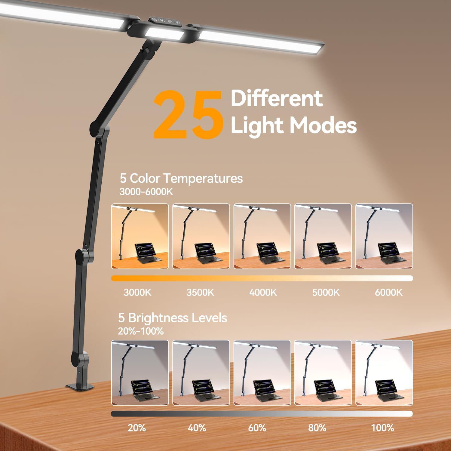 24W Ultra Bright LED Architect - Desk Lamp Led ulasan dan harga