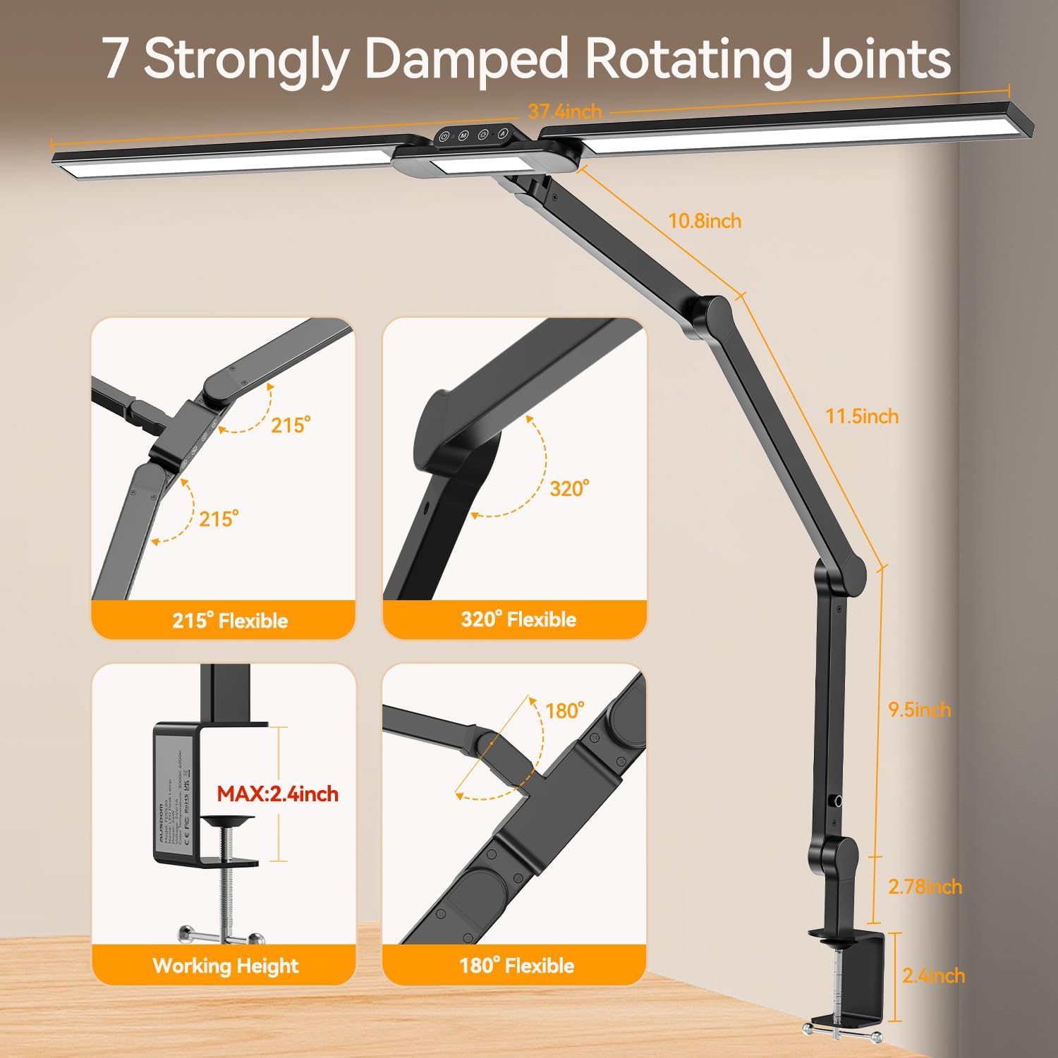 24W Ultra Bright LED Architect - Desk Lamp Led ulasan dan harga