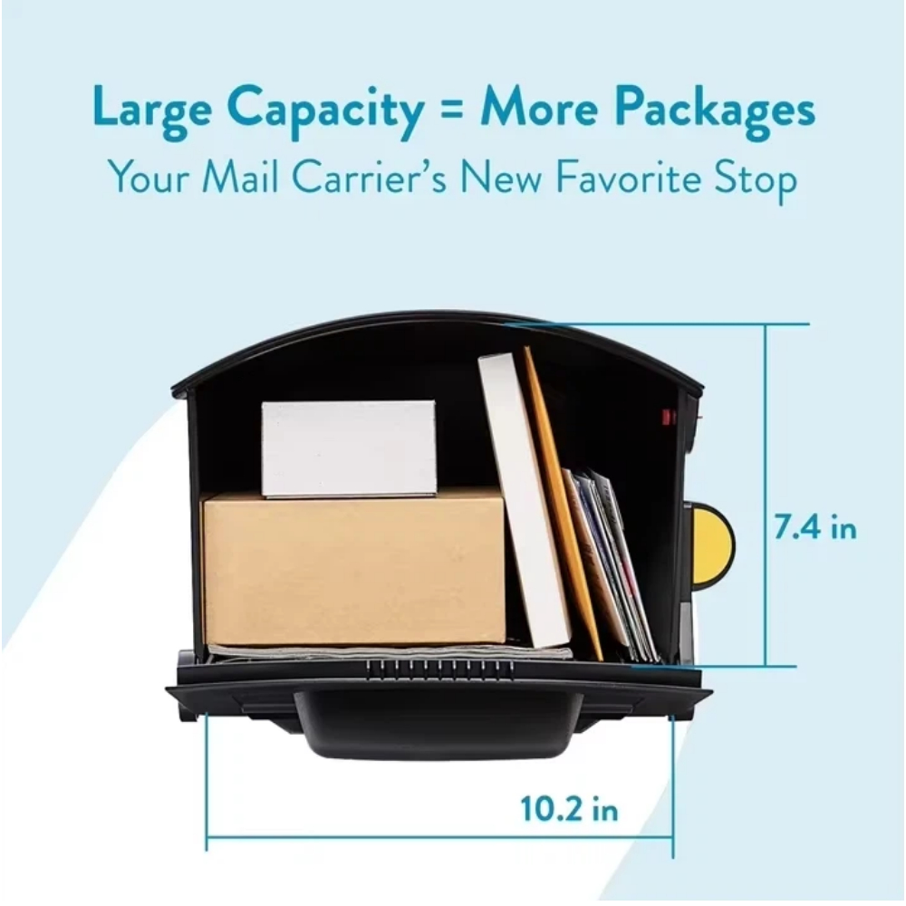 Patriot Large Post-Mount Mailb - Home Or Office Use ulasan dan harga