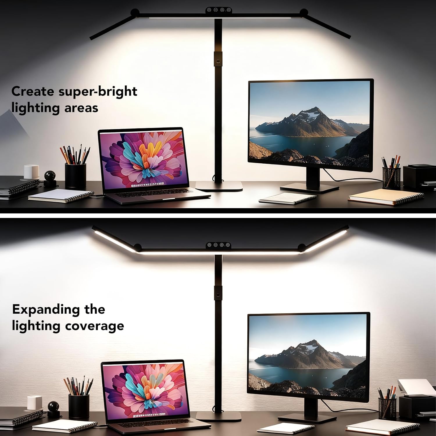 Adjustable LED Desk Lamp with  - Desk Lamp Led ulasan dan harga