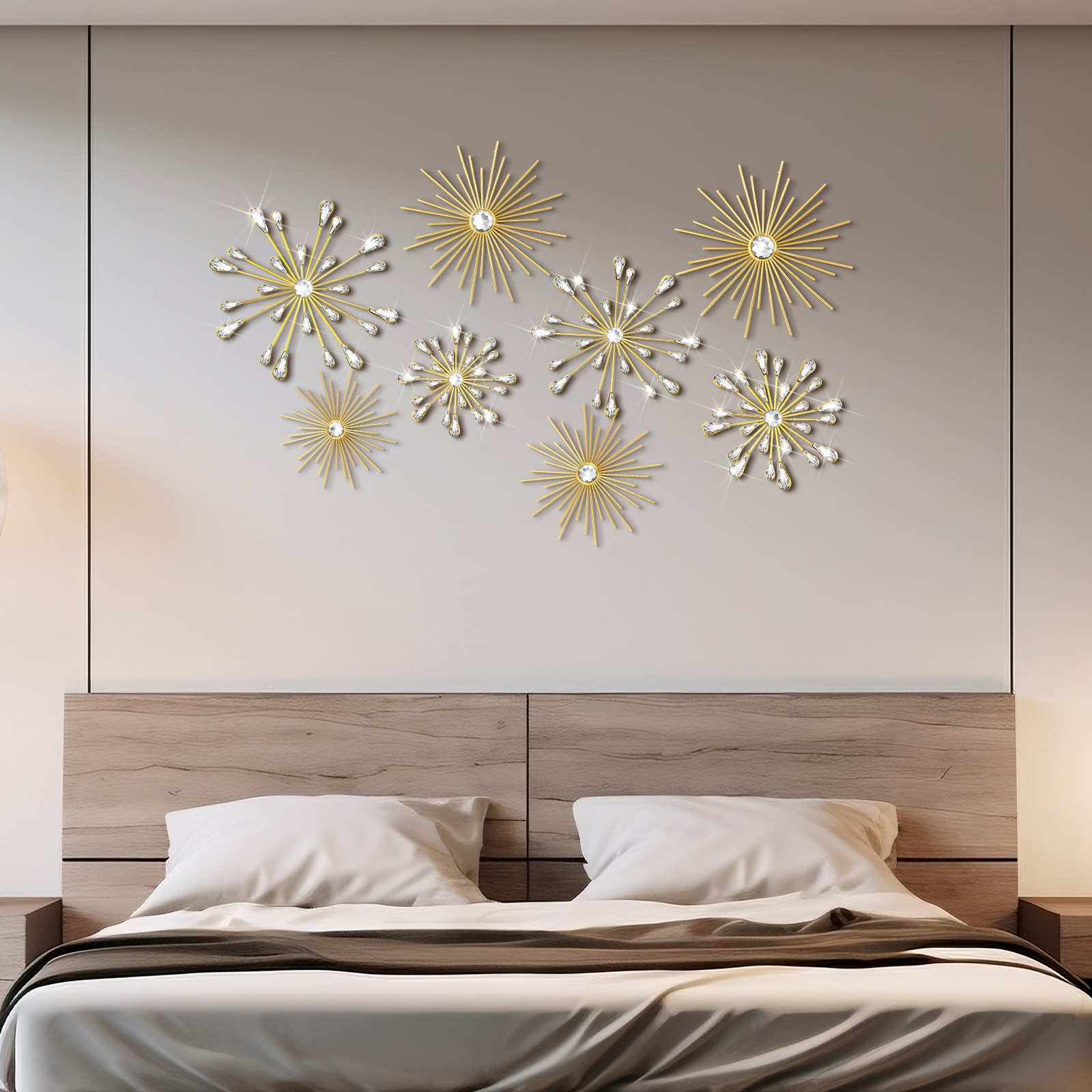 [Golden Metal Decorations] Set - Home Or Office Use ulasan dan harga