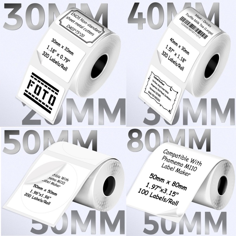 Thermal Label Sticker Compatib - Label Maker Machine ulasan dan harga