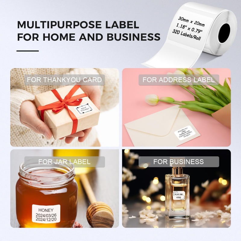 Thermal Label Sticker Compatib - Label Maker Machine ulasan dan harga