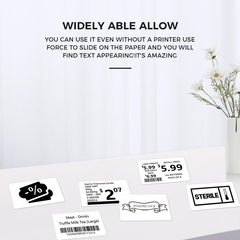 Thermal Label Sticker Compatib - Label Maker Machine ulasan dan harga