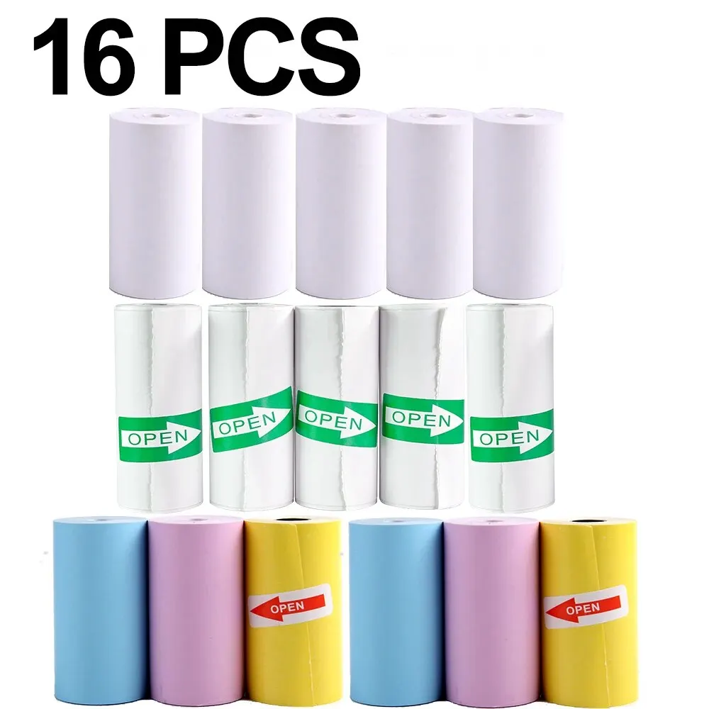 16 Rolls Thermal Paper 57x25 M - Label Maker Machine ulasan dan harga