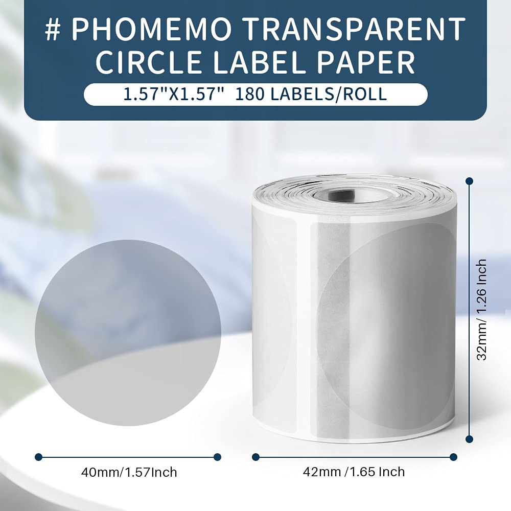 Phomemo Clear Transparent Squa - Label Maker Machine ulasan dan harga