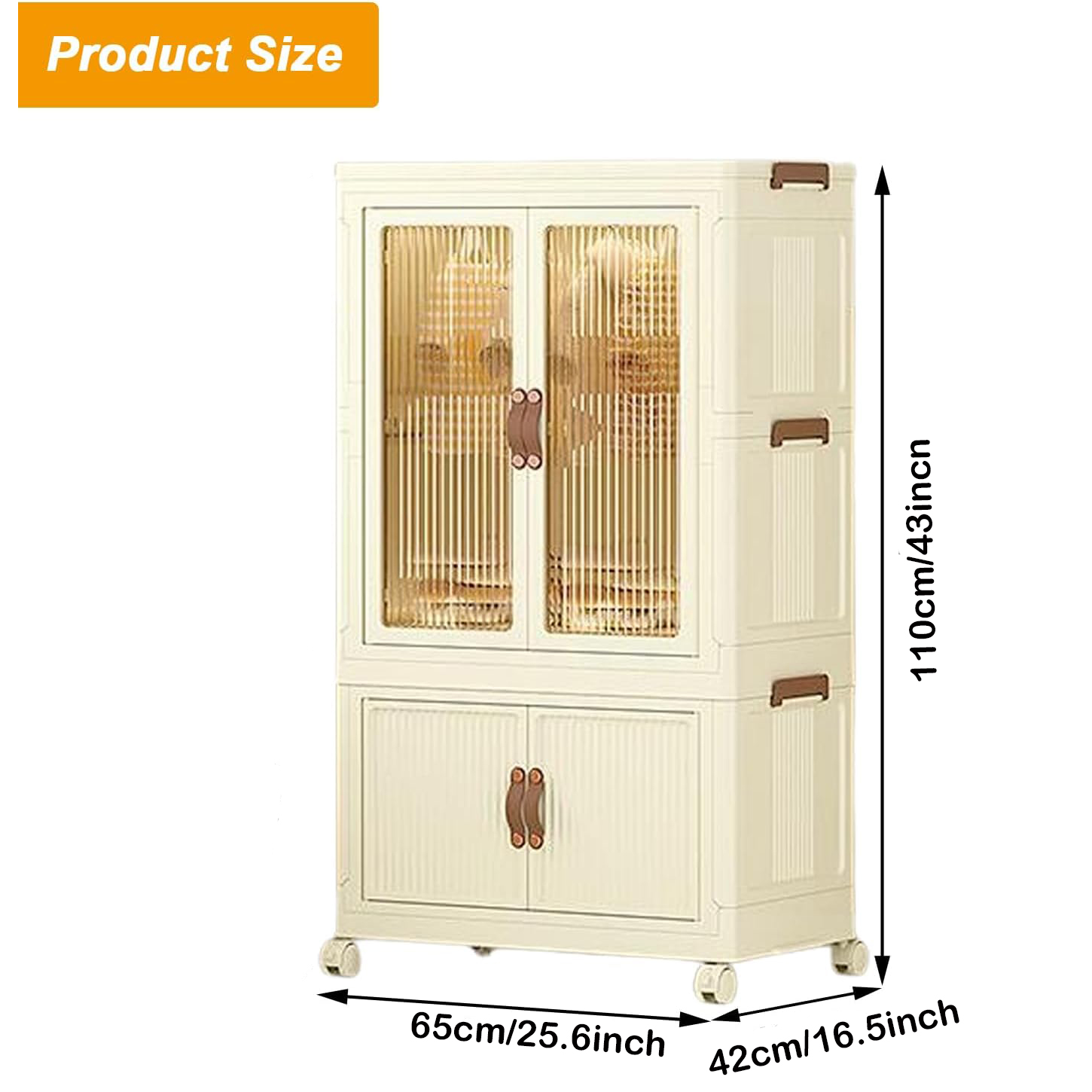 Foldable Wardrobe Cabinet with - Home Office Furniture ulasan dan harga