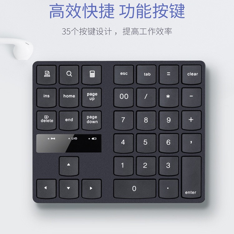 35Keys Bluetooth Numeric Keypa - Home Office Pc ulasan dan harga