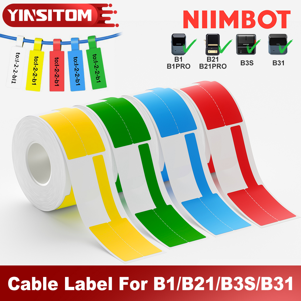 Niimbot Color Cable Label Wate - Label Maker Machine ulasan dan harga