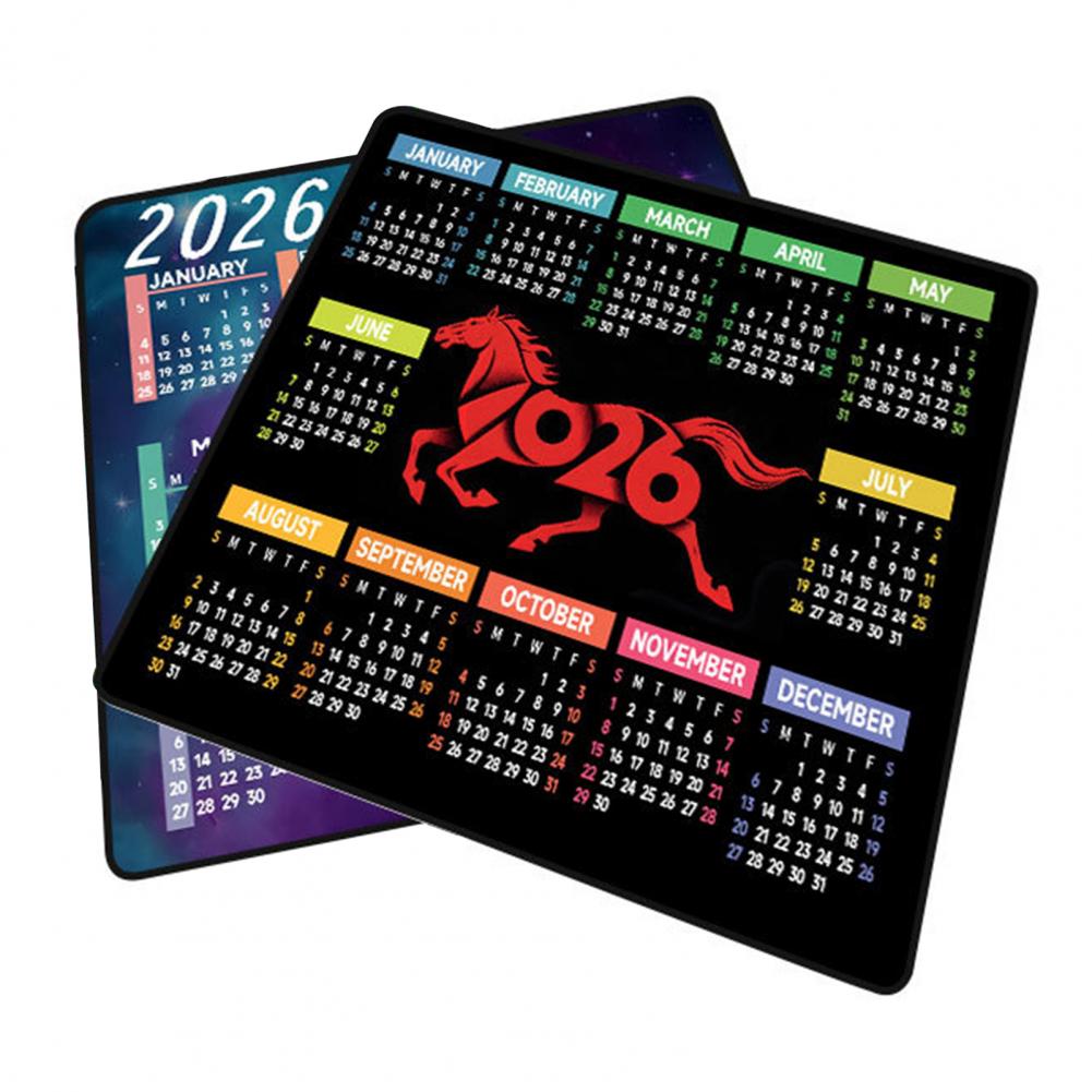 2026 Calendar Mouse Pad Waterp - Home Office Pc ulasan dan harga