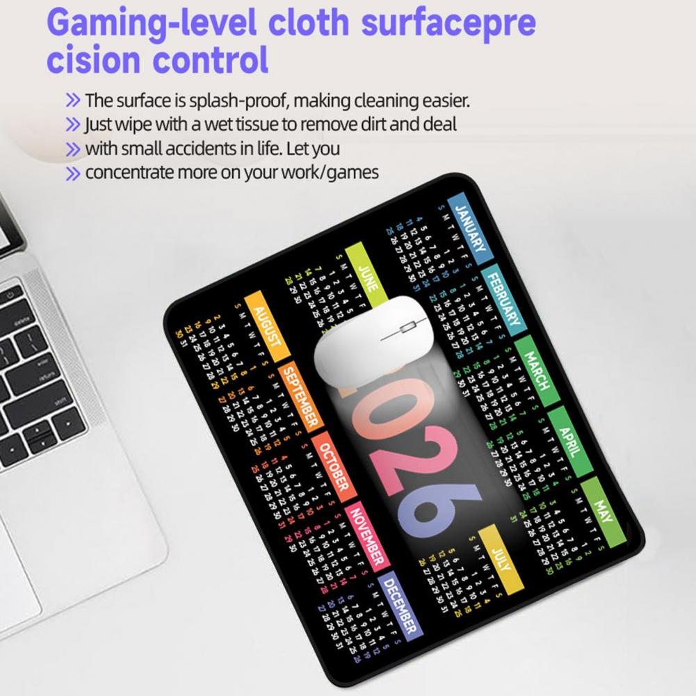 2026 Calendar Mouse Pad Waterp - Home Office Pc ulasan dan harga