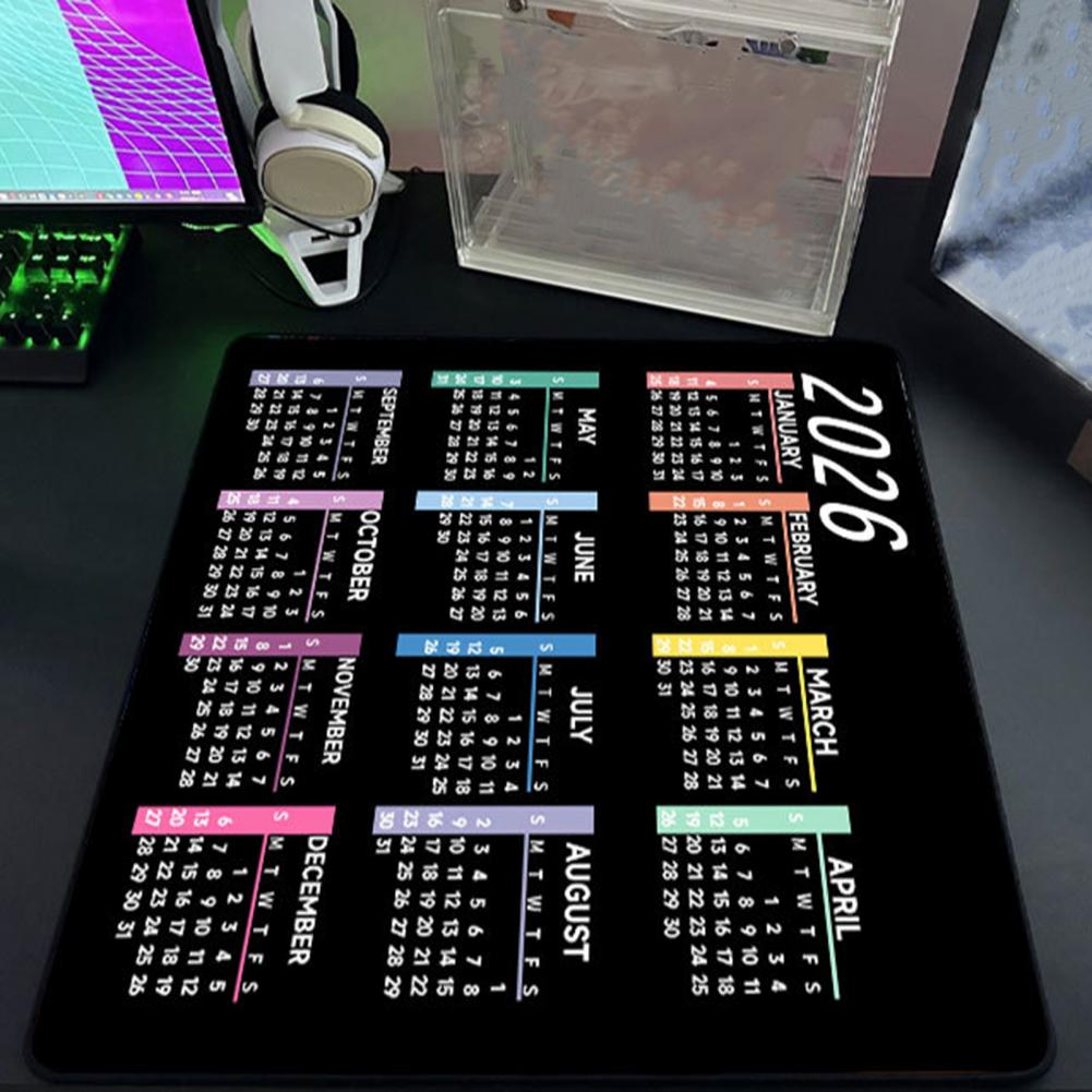 2026 Calendar Mouse Pad Waterp - Home Office Pc ulasan dan harga