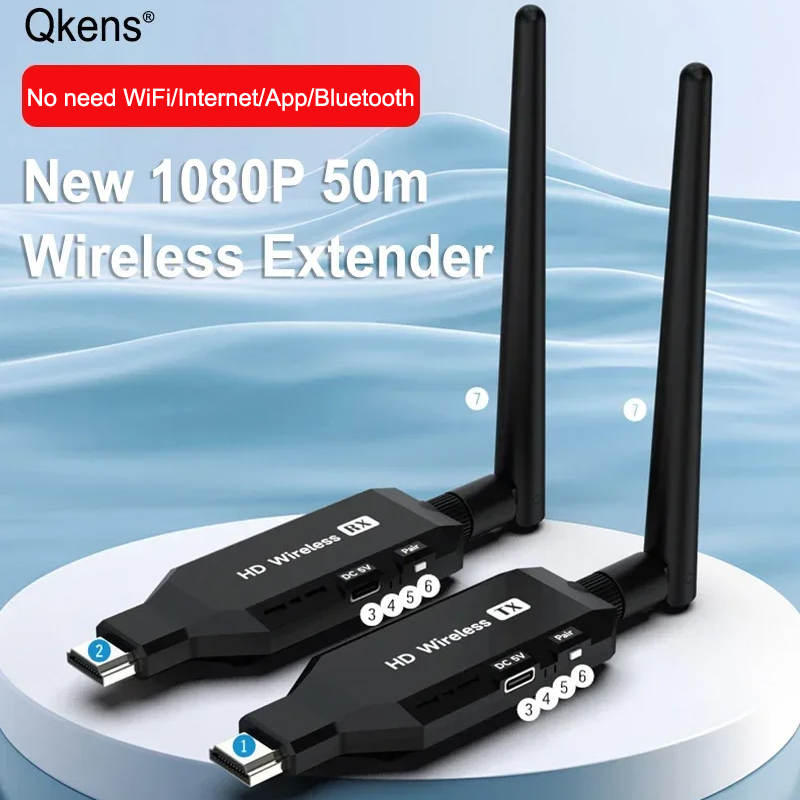 1080p 50m Wireless Video Trans - Home Office Pc ulasan dan harga