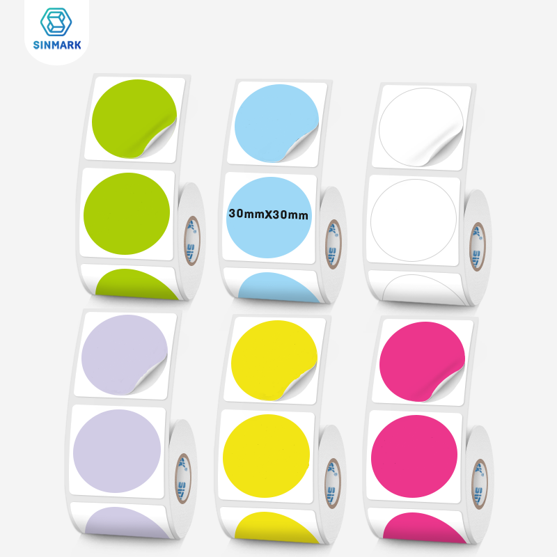 Circular Color Label Thermal P - Label Maker Machine ulasan dan harga