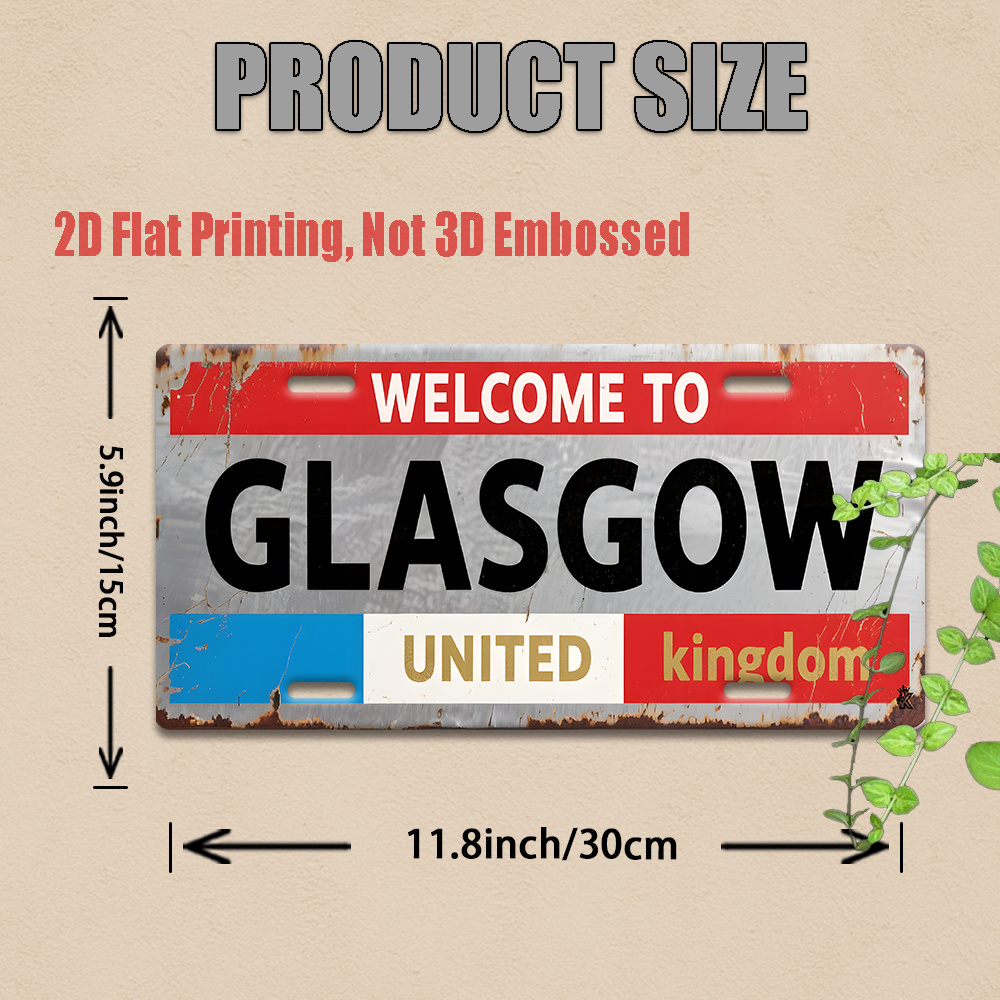 Tin Sign - Vintage Durable Met - Home Office In Glasgow ulasan dan harga