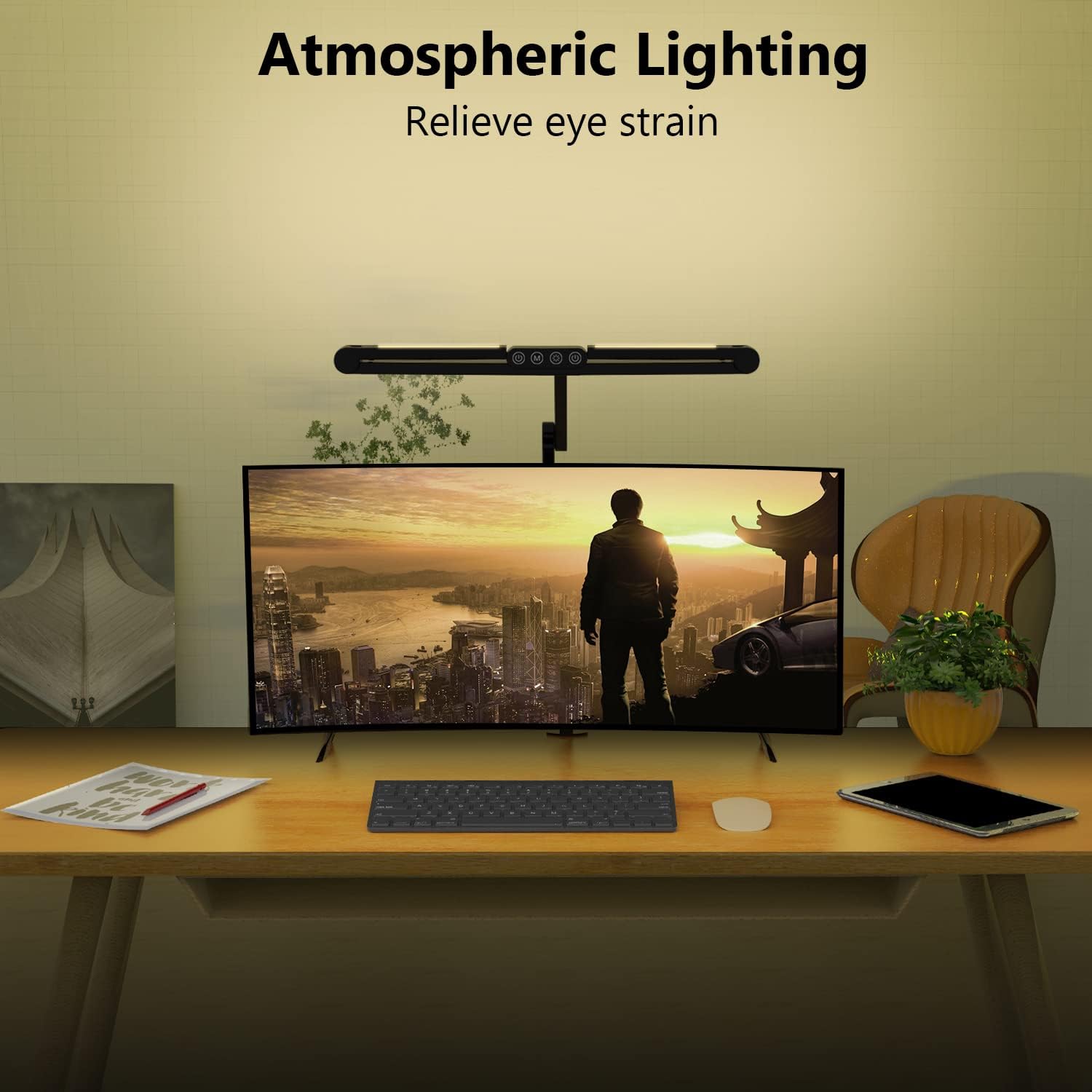 24W LED Desk Lamp with Clamp,  - Desk Lamp Led ulasan dan harga