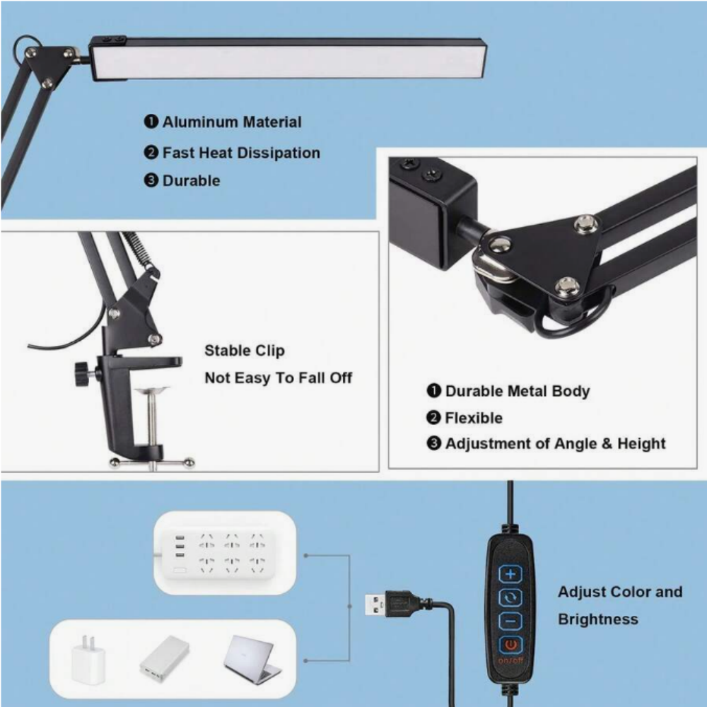 LED Desk Lamp For Home,Reading - Desk Lamp Led ulasan dan harga