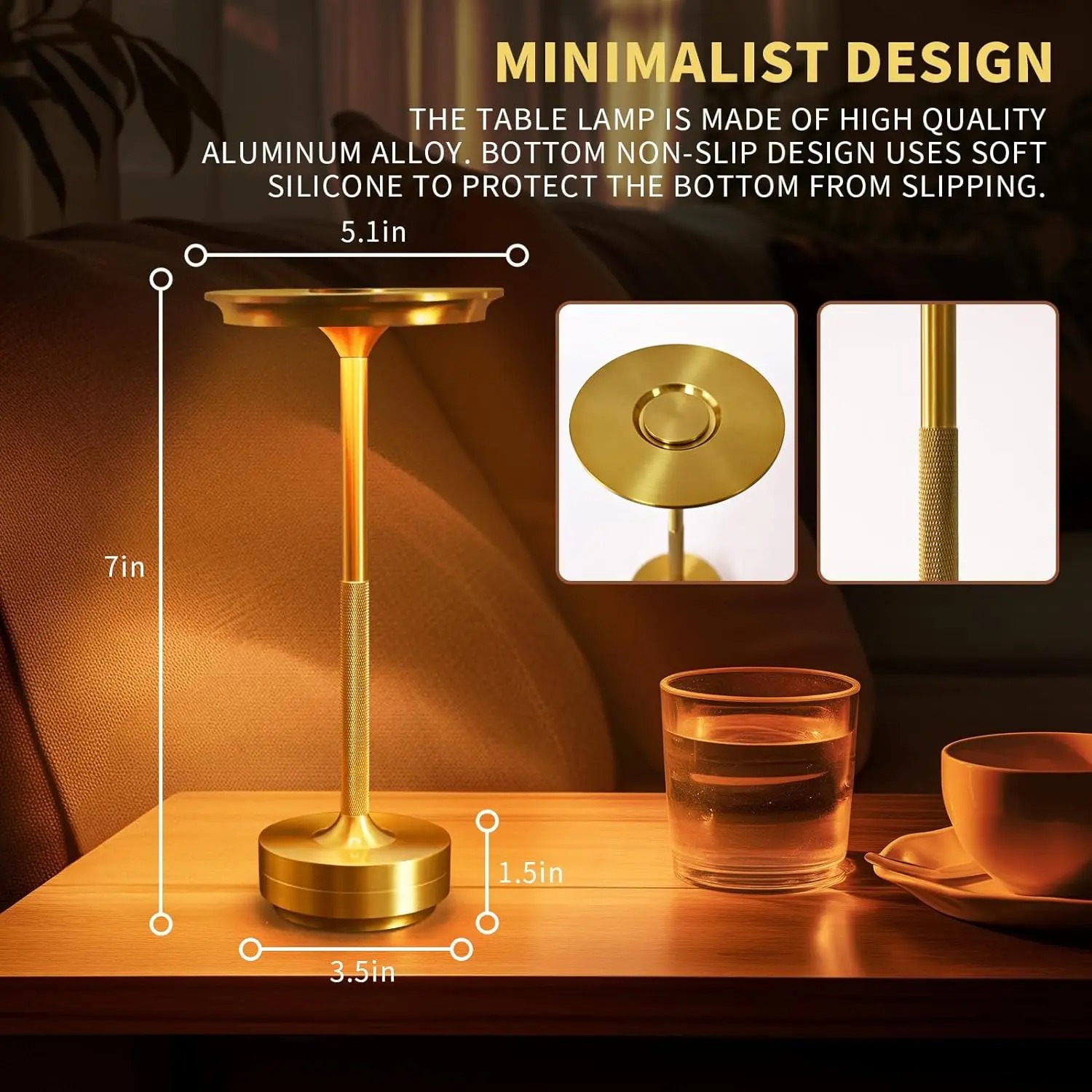 GGbingo Alloy Table Lamp Bedro - Desk Lamp Led ulasan dan harga