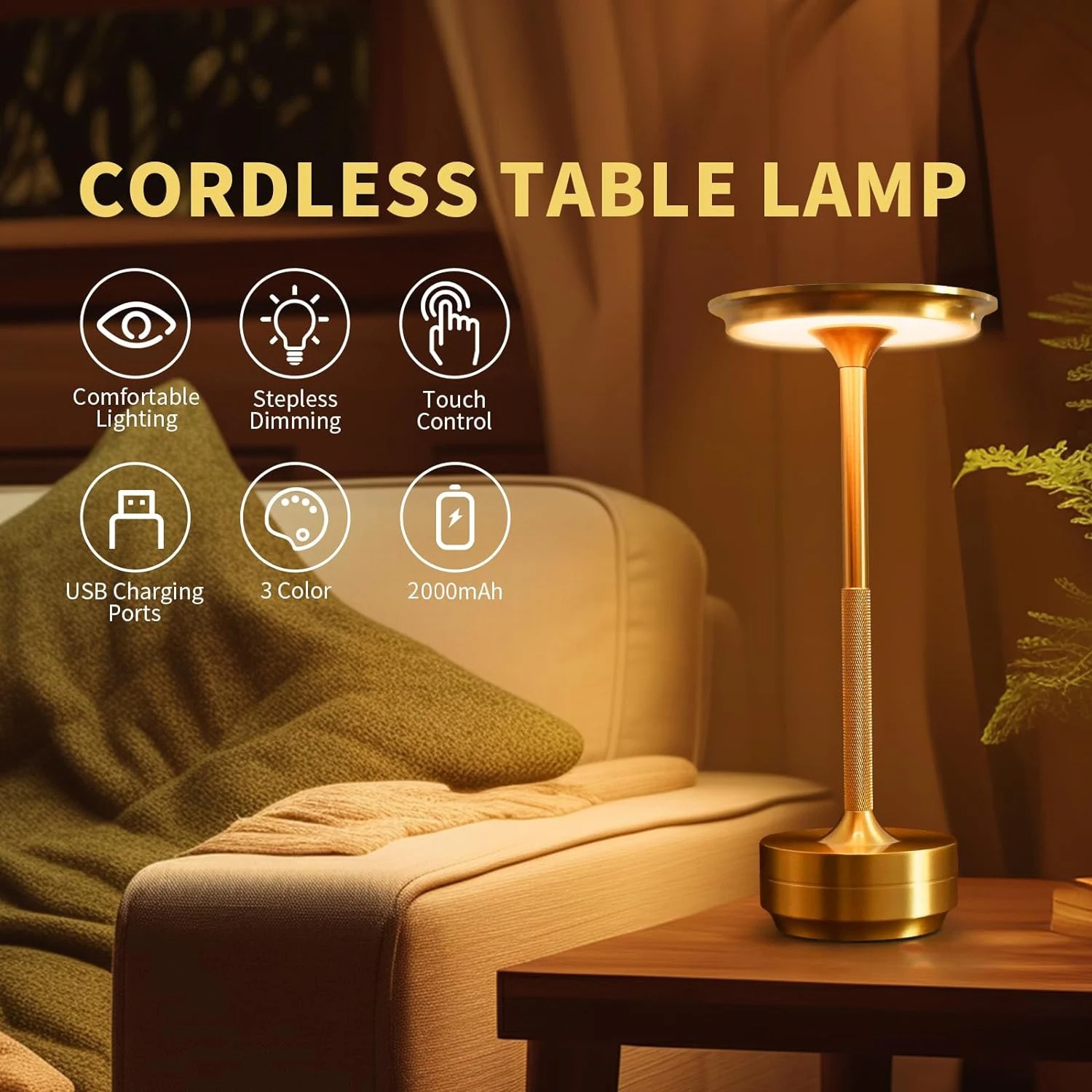 GGbingo Alloy Table Lamp Bedro - Desk Lamp Led ulasan dan harga