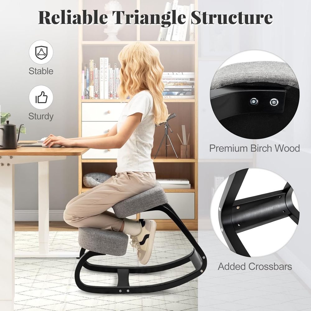 Ergonomic Kneeling Chair with  - Home Or Office Use ulasan dan harga